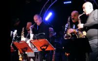 L'Ensemble de jazz moderne de Bréquigny en concert. Le vendredi 29 juin 2012 à Rennes. Ille-et-Vilaine. 